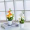 4pcs Mini Artificial Orchid Flowers – Lifelike Potted Orchids for Home, Office & Wedding Décor